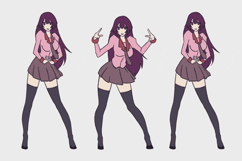 Anime dance derivative